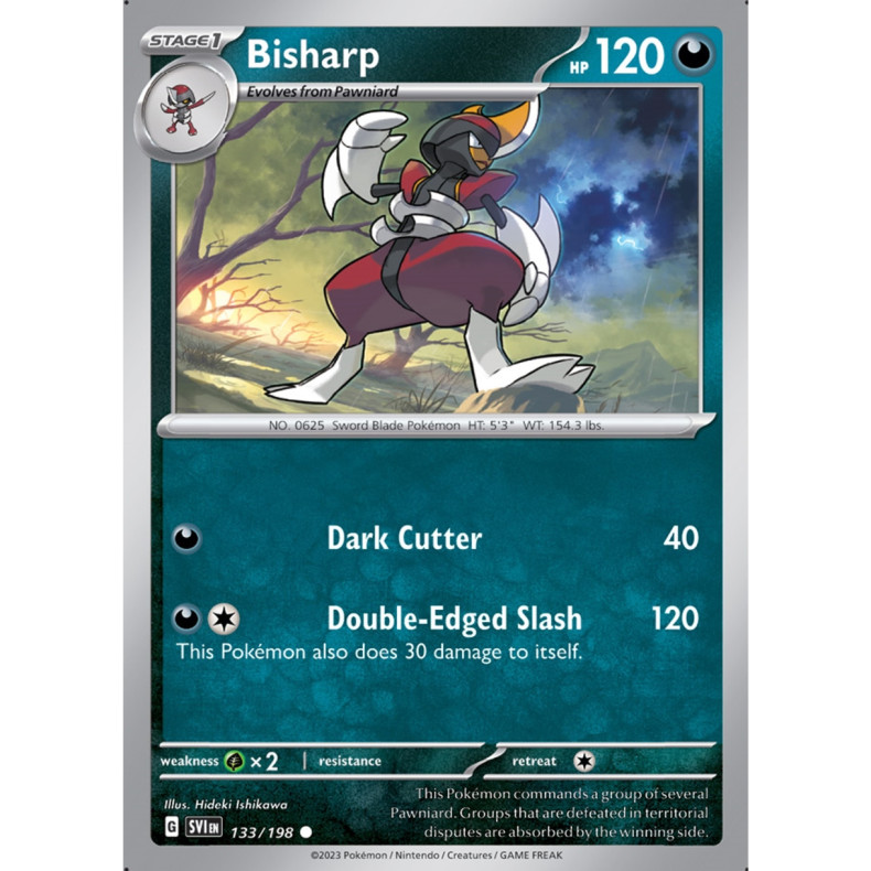 Bisharp 133/198 - Scarlet &amp; Violet Enkeltkort