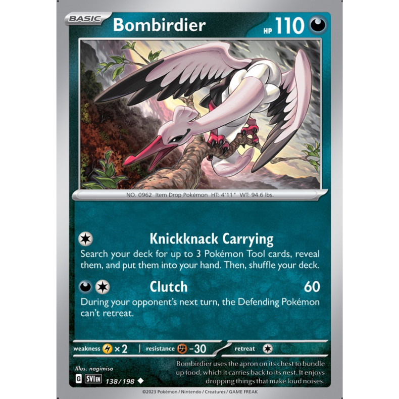 Bombirdier 138/198 - Scarlet &amp; Violet Enkeltkort