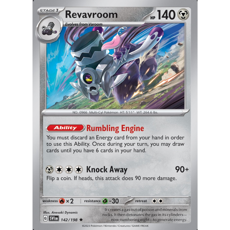 Revavroom 142/198 - Scarlet &amp; Violet Enkeltkort