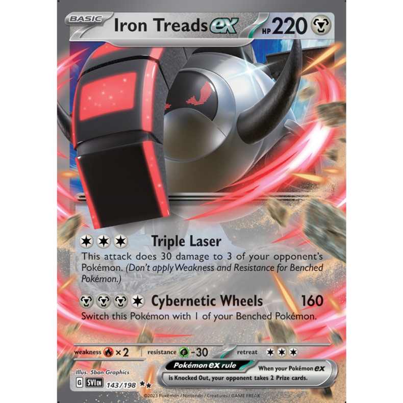 Iron Treads ex 143/198 - Scarlet &amp; Violet Enkeltkort