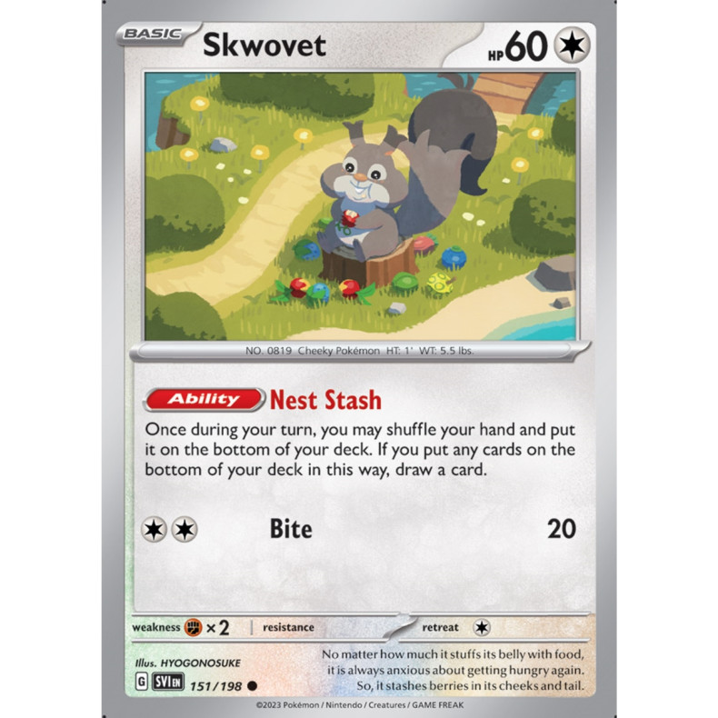 Skwovet 151/198 - Scarlet &amp; Violet Enkeltkort