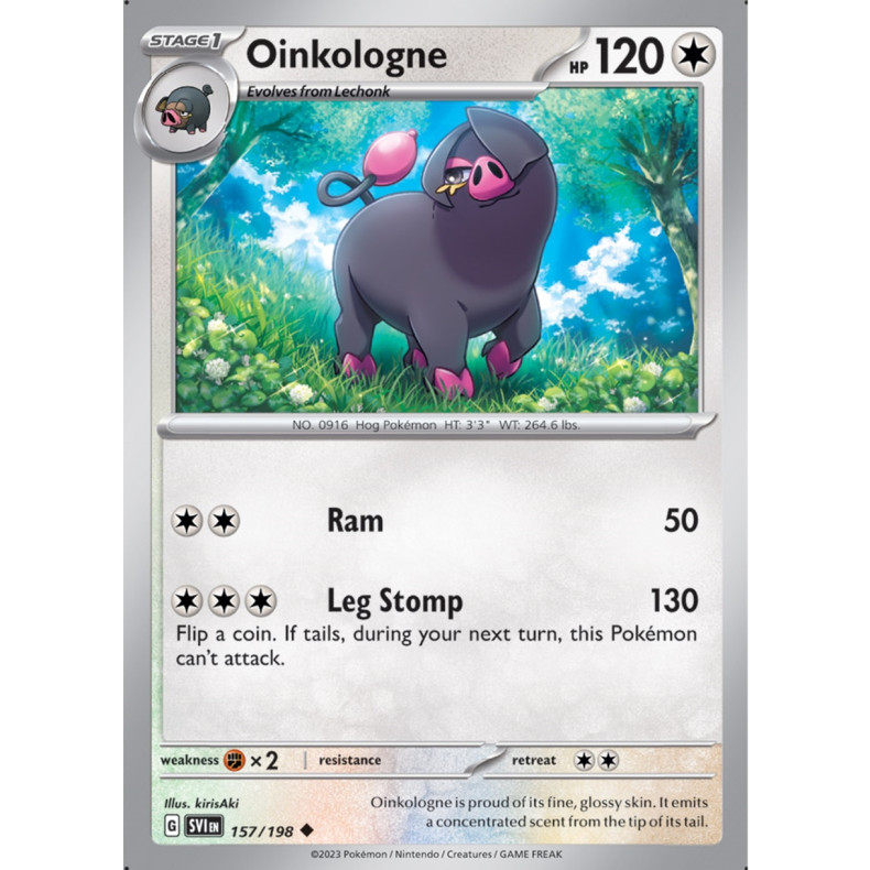 Oinkologne 157/198 - Scarlet &amp; Violet Enkeltkort