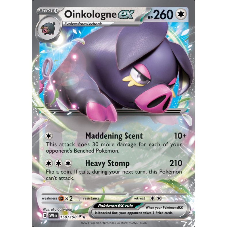Oinkologne ex 158/198 - Scarlet &amp; Violet Enkeltkort