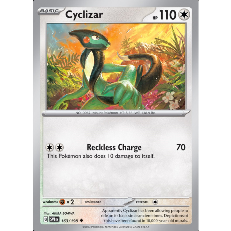 Cyclizar 163/198 - Scarlet &amp; Violet Enkeltkort