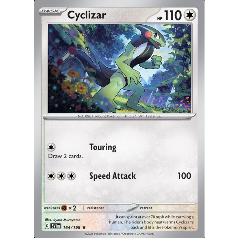Cyclizar 164/198 - Scarlet &amp; Violet Enkeltkort