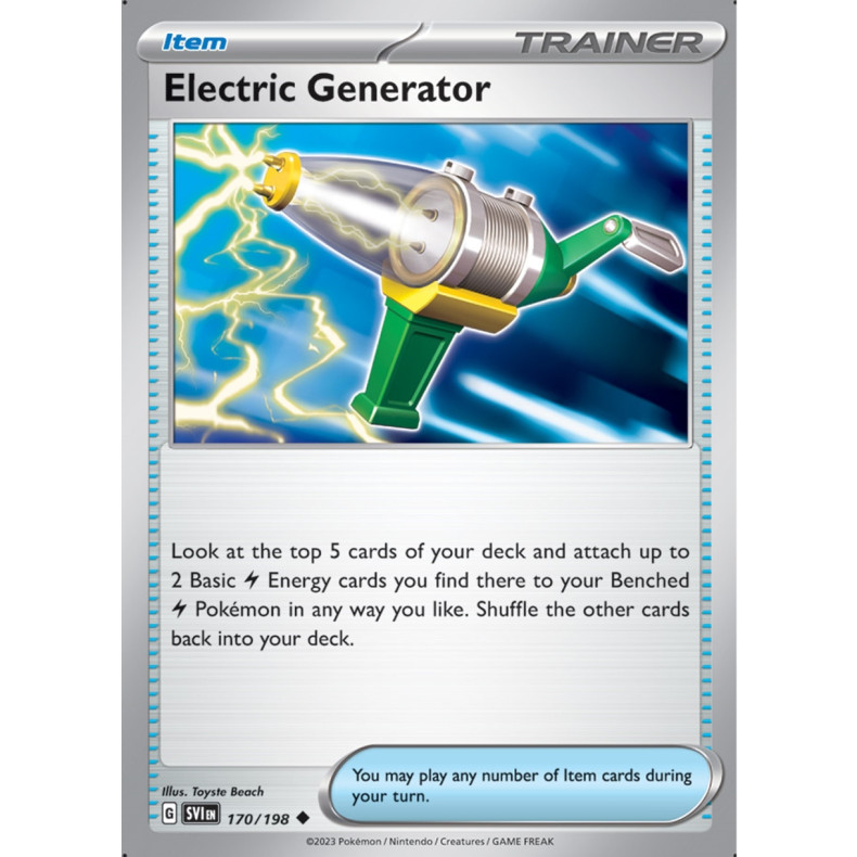 Electric Generator 170/198 - Scarlet &amp; Violet Enkeltkort