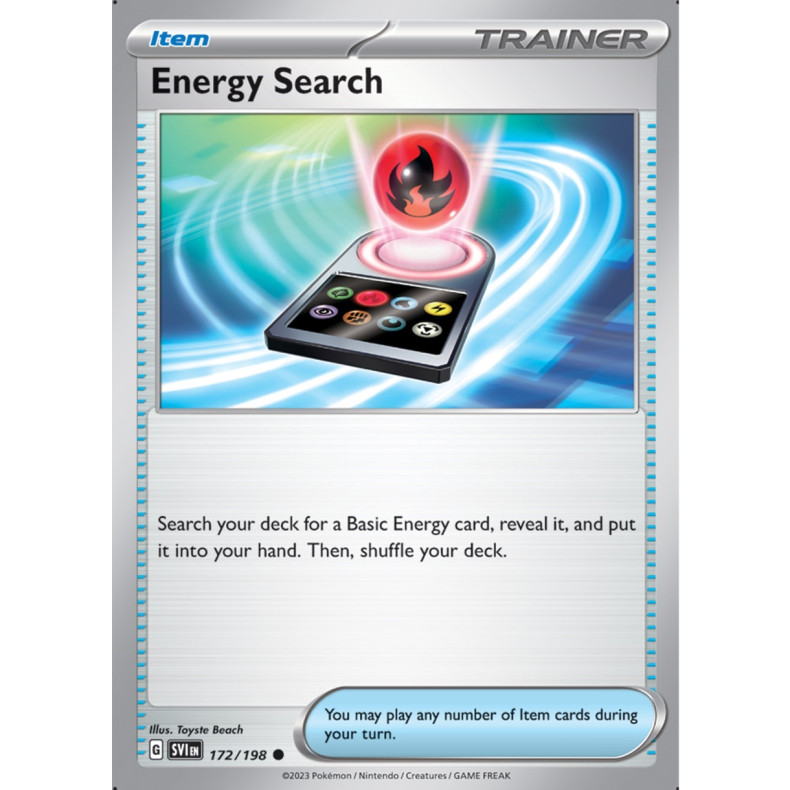 Energy Search 172/198 - Scarlet &amp; Violet Enkeltkort