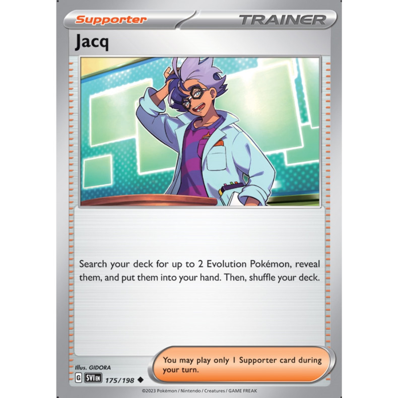 Jacq 175/198 - Scarlet &amp; Violet Enkeltkort