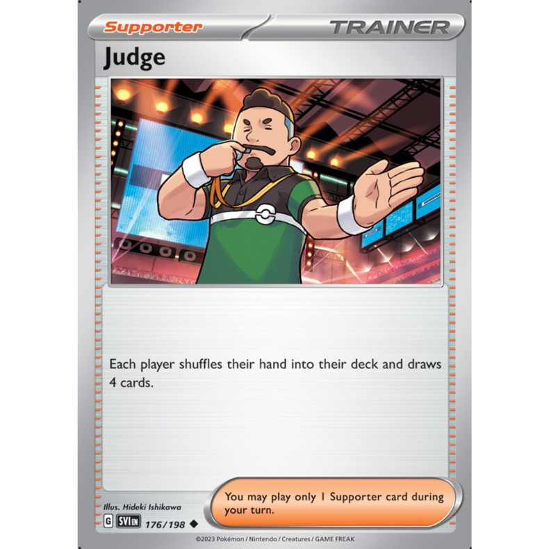 Judge 176/198 - Scarlet &amp; Violet Enkeltkort