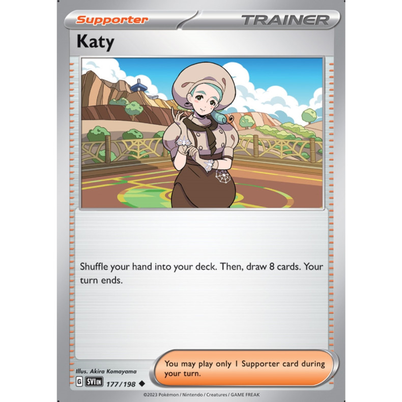 Katy 177/198 - Scarlet &amp; Violet Enkeltkort
