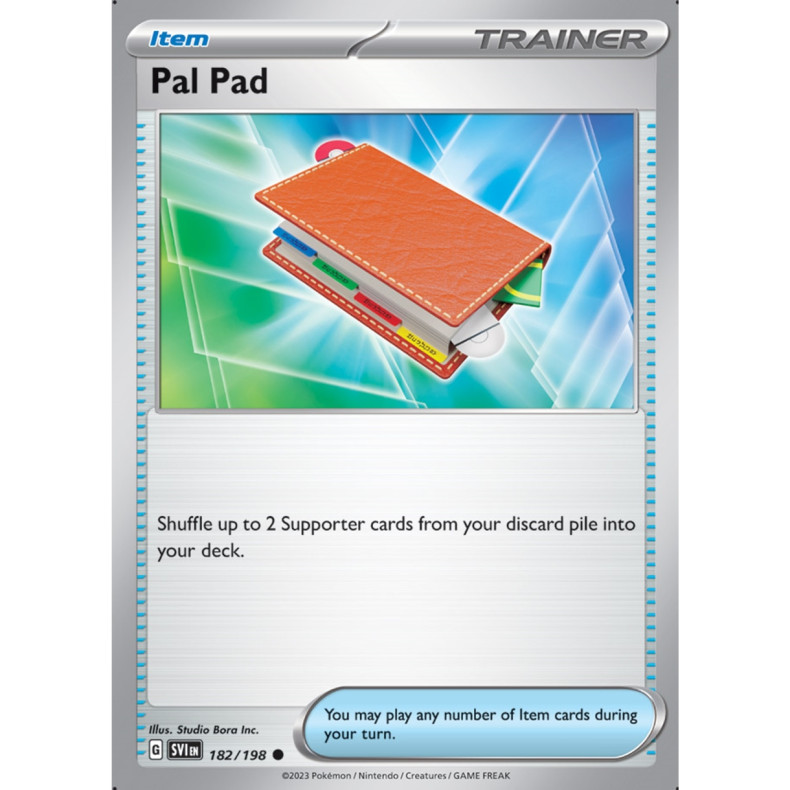 Pal Pad 182/198 - Scarlet &amp; Violet Enkeltkort