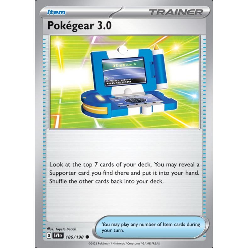 Pokegear 3.0 186/198 - Scarlet &amp; Violet Enkeltkort