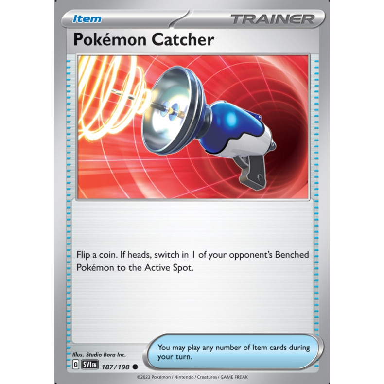 Pokemon Catcher 187/198 - Scarlet &amp; Violet Enkeltkort