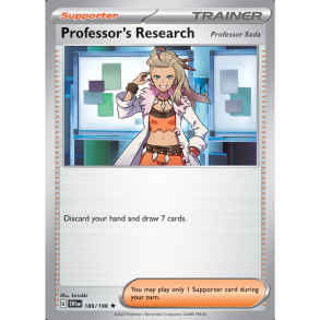 Professors Research Professor Sada 189/198 - Scarlet & Violet Enkeltkort