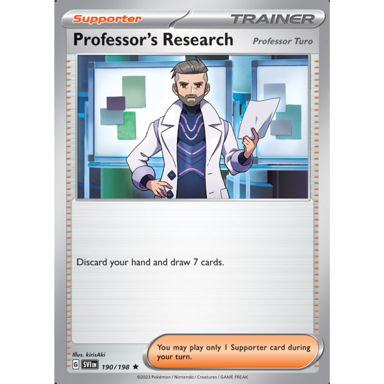 Professors Research Professor Turo 190/198 - Scarlet &amp; Violet Enkeltkort