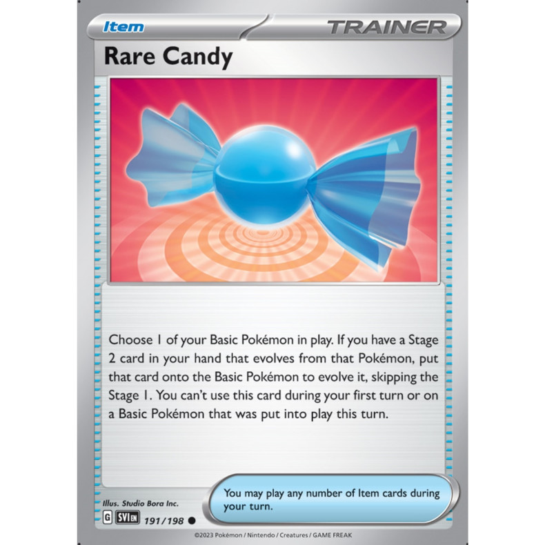 Rare Candy 191/198 - Scarlet &amp; Violet Enkeltkort