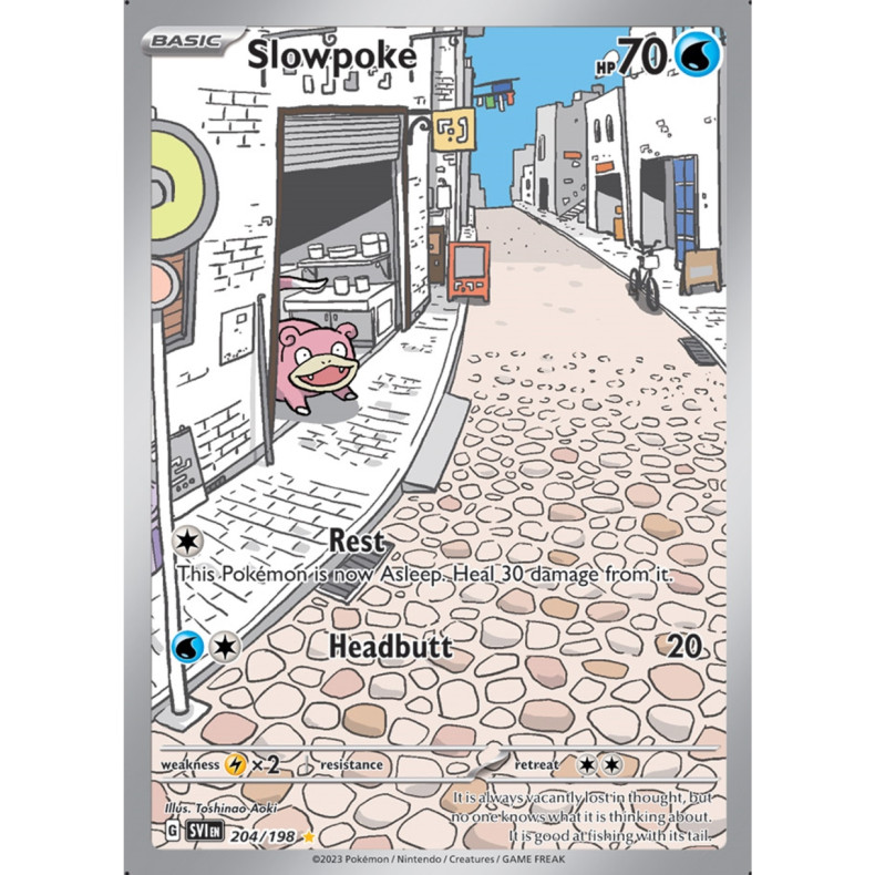 Slowpoke 204/198 - Scarlet &amp; Violet Enkeltkort