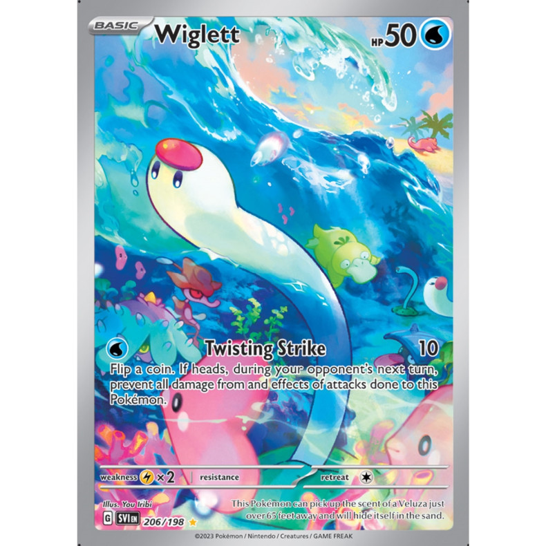 Wiglett 206/198 - Scarlet &amp; Violet Enkeltkort