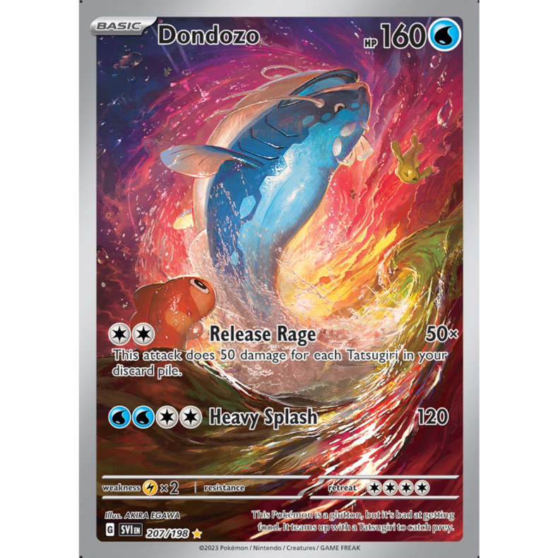 Dondozo 207/198 - Scarlet &amp; Violet Enkeltkort