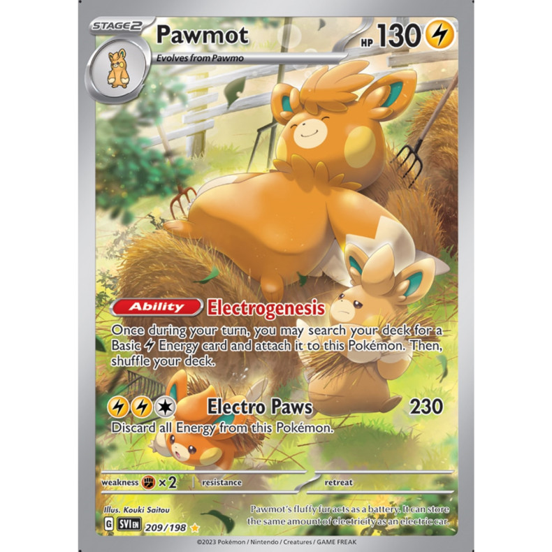 Pawmot 209/198 - Scarlet &amp; Violet Enkeltkort