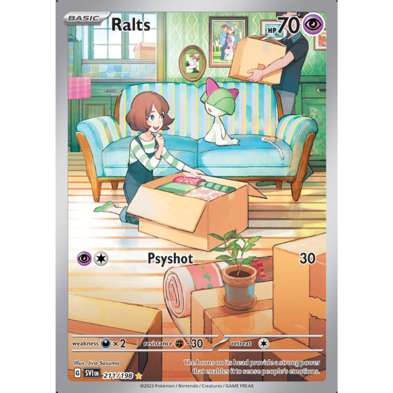 Ralts 211/198 - Scarlet &amp; Violet Enkeltkort