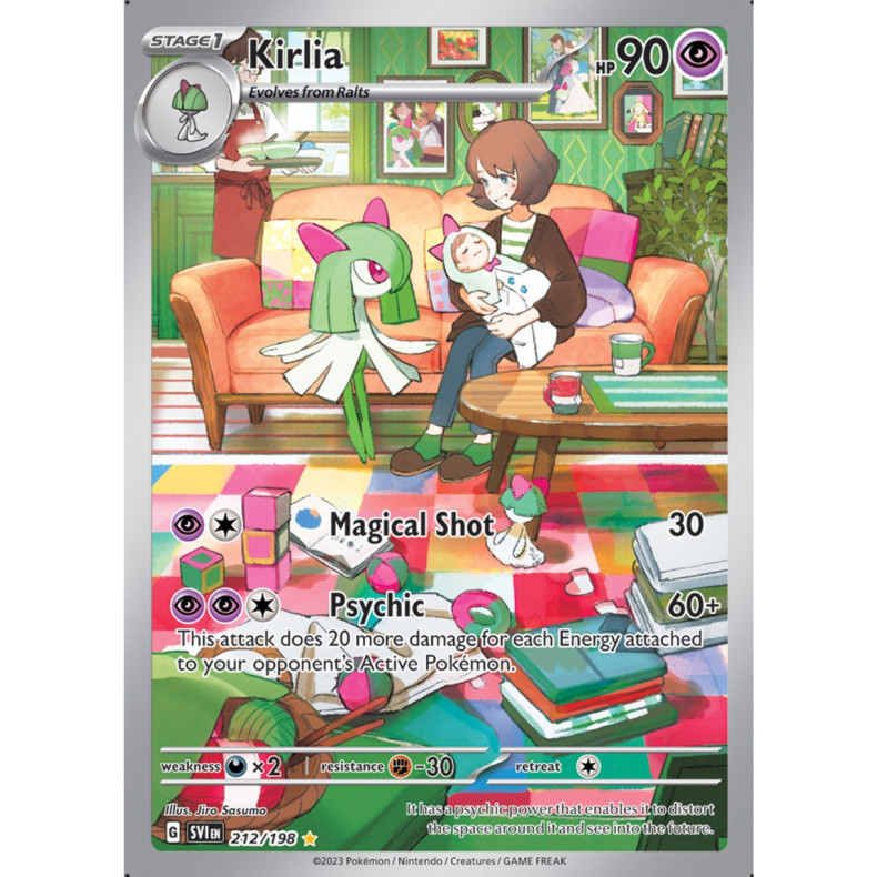 Kirlia 212/198 - Scarlet &amp; Violet Enkeltkort