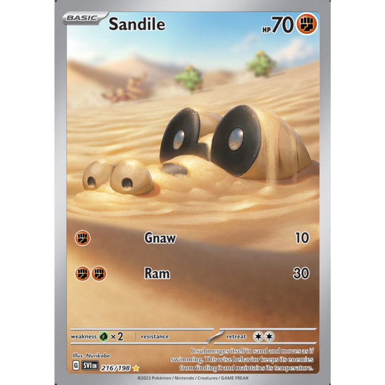 Sandile 216/198 - Scarlet &amp; Violet Enkeltkort