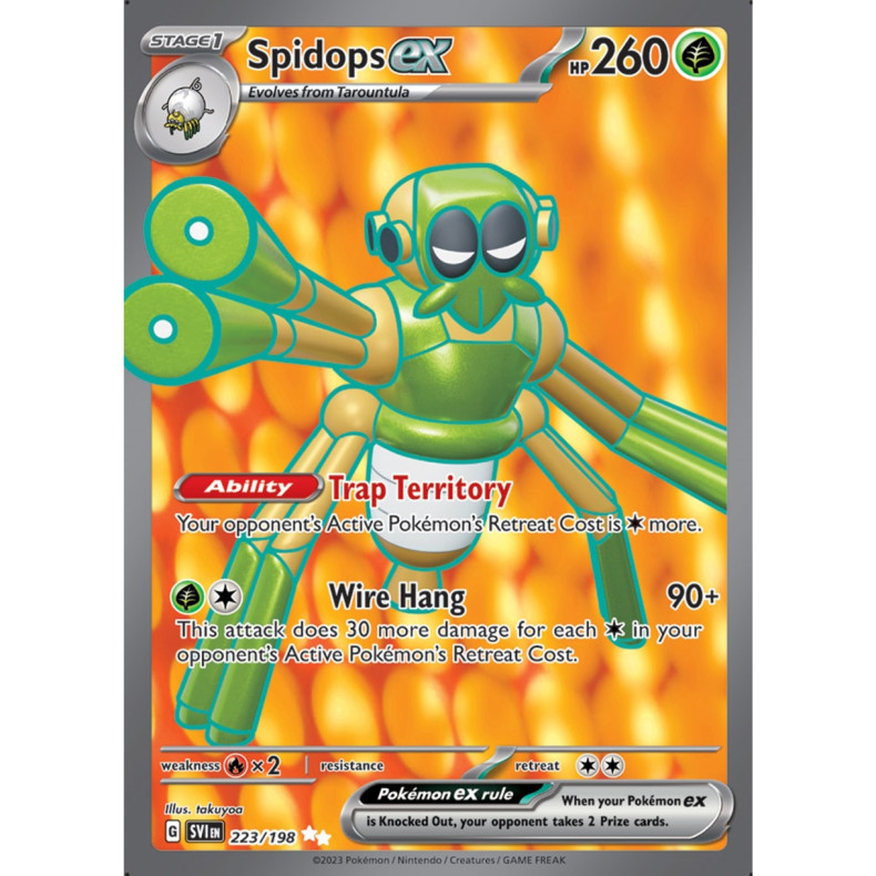 Spidops ex 223/198 - Scarlet &amp; Violet Enkeltkort