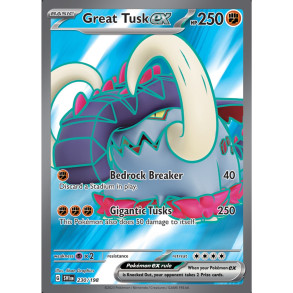 Great Tusk ex 230/198 - Scarlet & Violet Enkeltkort