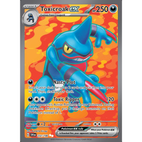 Toxicroak ex 232/198 - Scarlet & Violet Enkeltkort