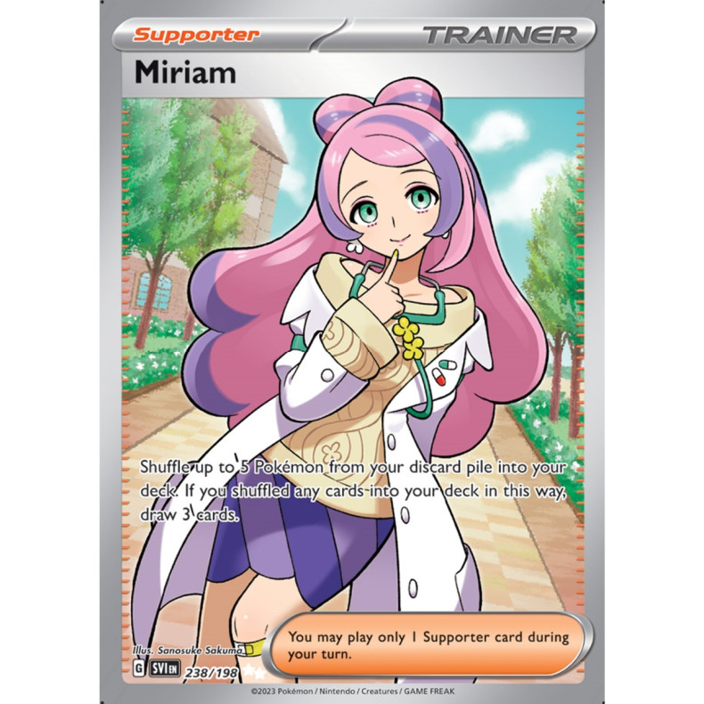 Miriam 238/198 - Scarlet &amp; Violet Enkeltkort