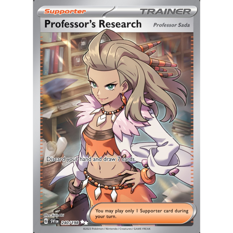 Professors Research (Professor Sada) 240/198 - Scarlet &amp; Violet Enkeltkort