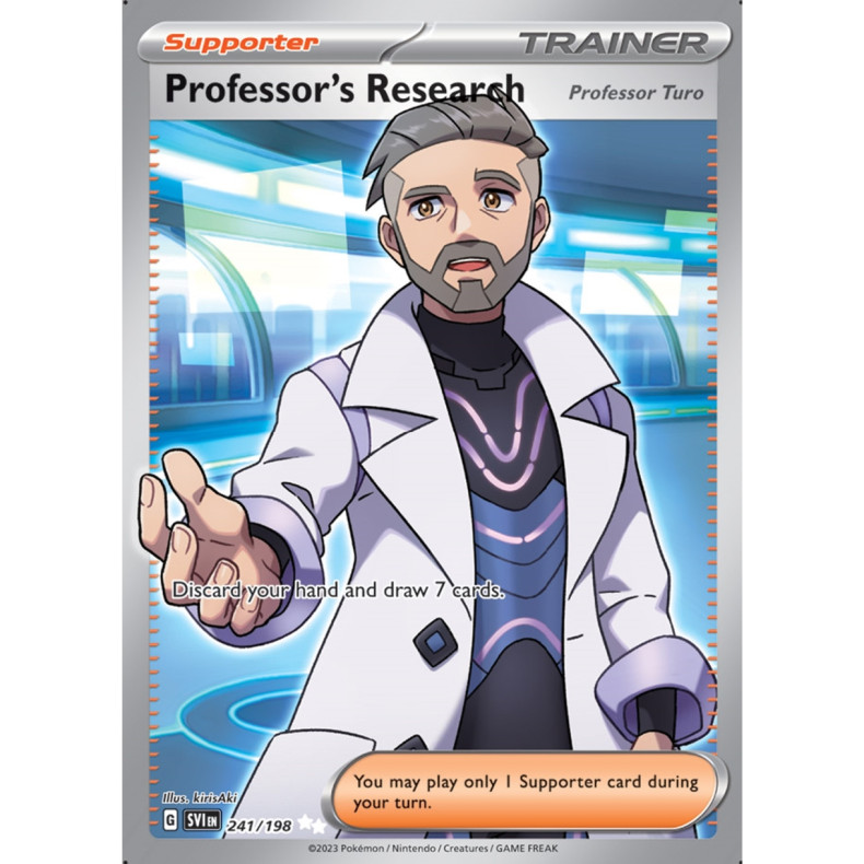 Professors Research (Professor Turo) 241/198 - Scarlet &amp; Violet Enkeltkort
