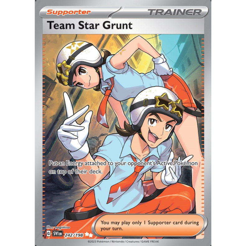 Team Star Grunt 242/198 - Scarlet &amp; Violet Enkeltkort