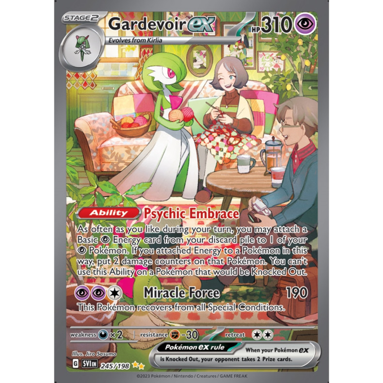 Gardevoir ex 245/198 - Scarlet &amp; Violet Enkeltkort