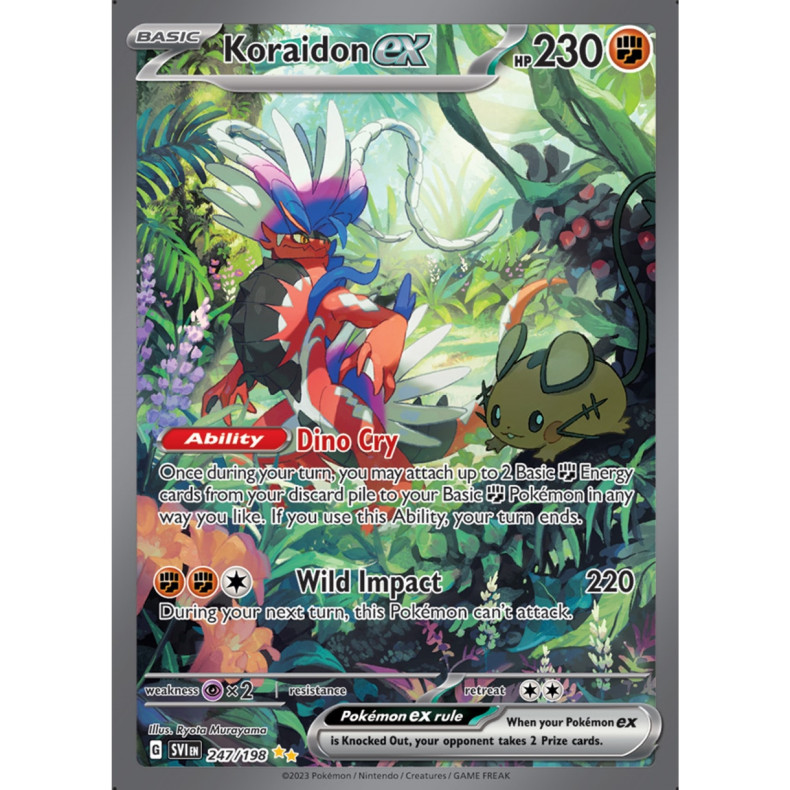 Koraidon ex 247/198 - Scarlet &amp; Violet Enkeltkort