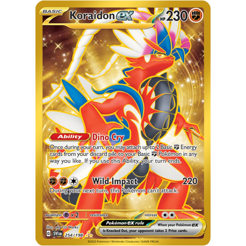 Koraidon ex 254/198 - Scarlet &amp; Violet Enkeltkort