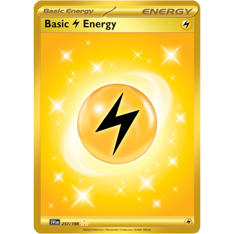 Basic Lightning Energy 257/198 - Scarlet &amp; Violet Enkeltkort