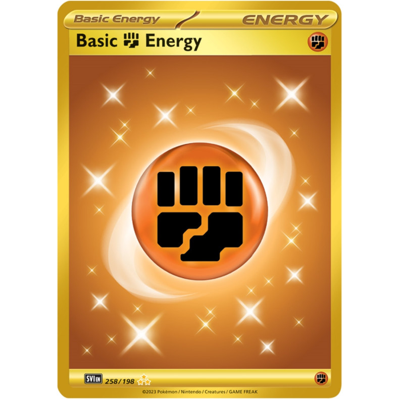 Basic Fighting Energy 258/198 - Scarlet &amp; Violet Enkeltkort