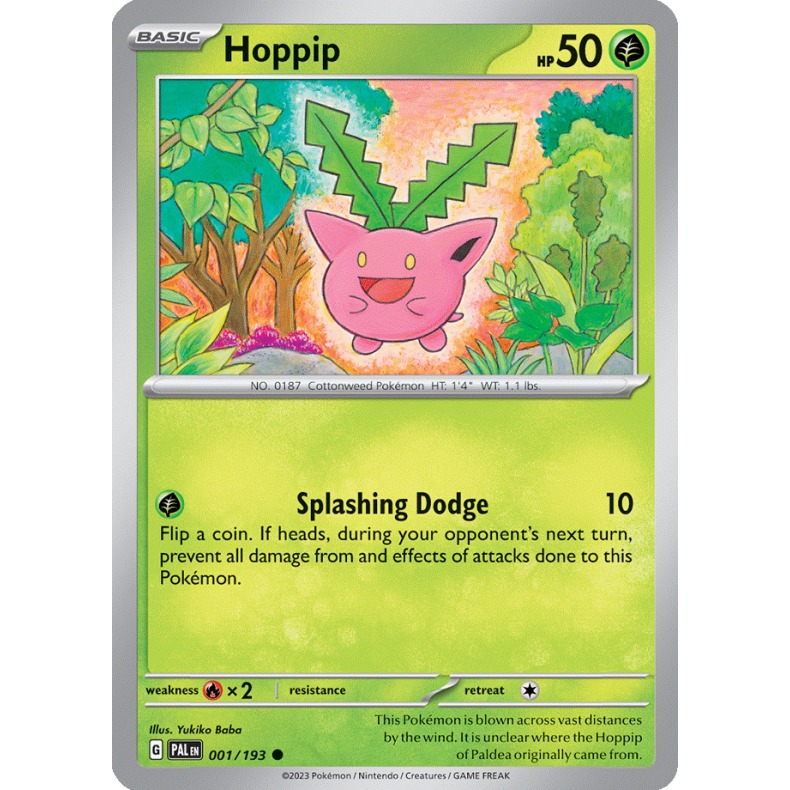Hoppip 001/193 Paldea Evolved Enkeltkort