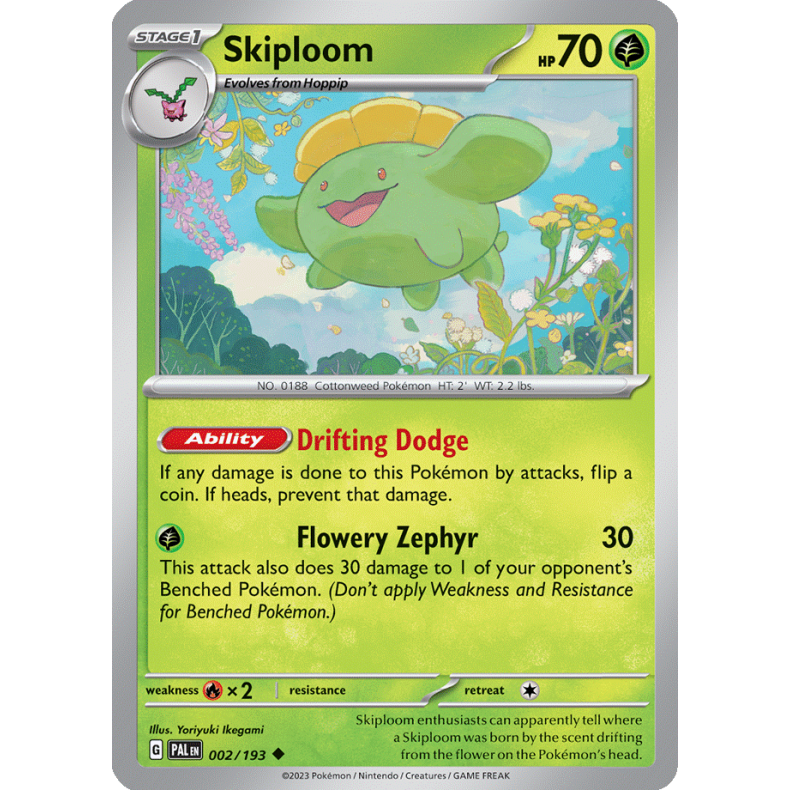 Skiploom 002/193 Paldea Evolved Enkeltkort
