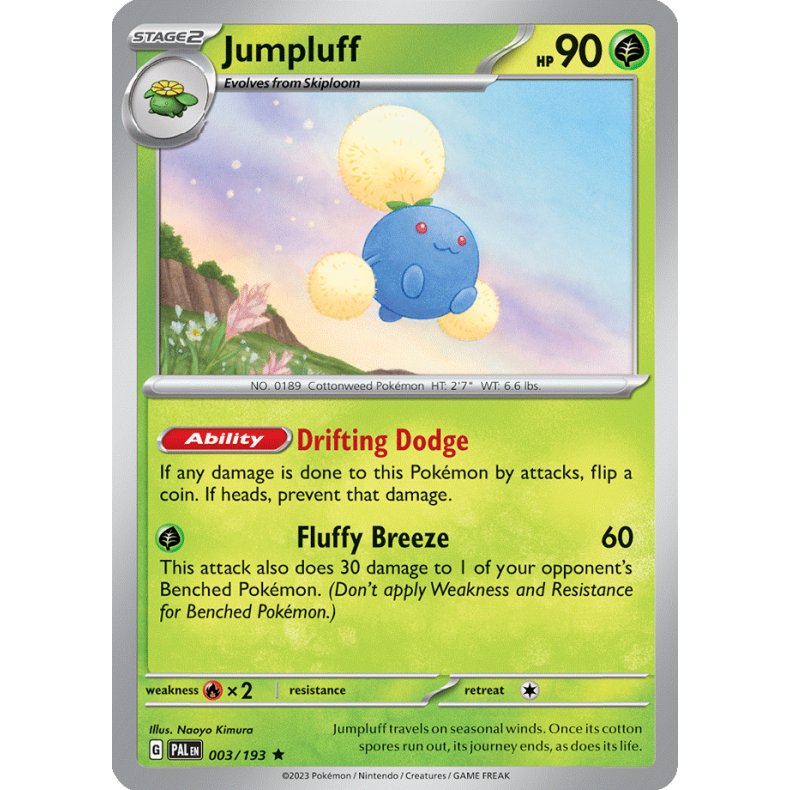 Jumpluff 003/193 Paldea Evolved Enkeltkort