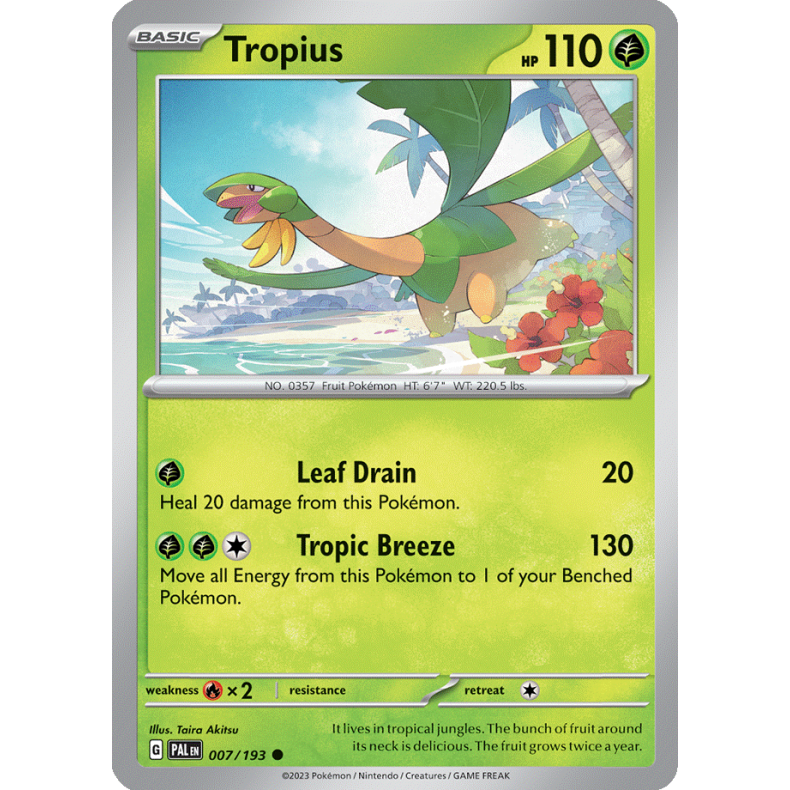 Tropius 007/193 Paldea Evolved Enkeltkort