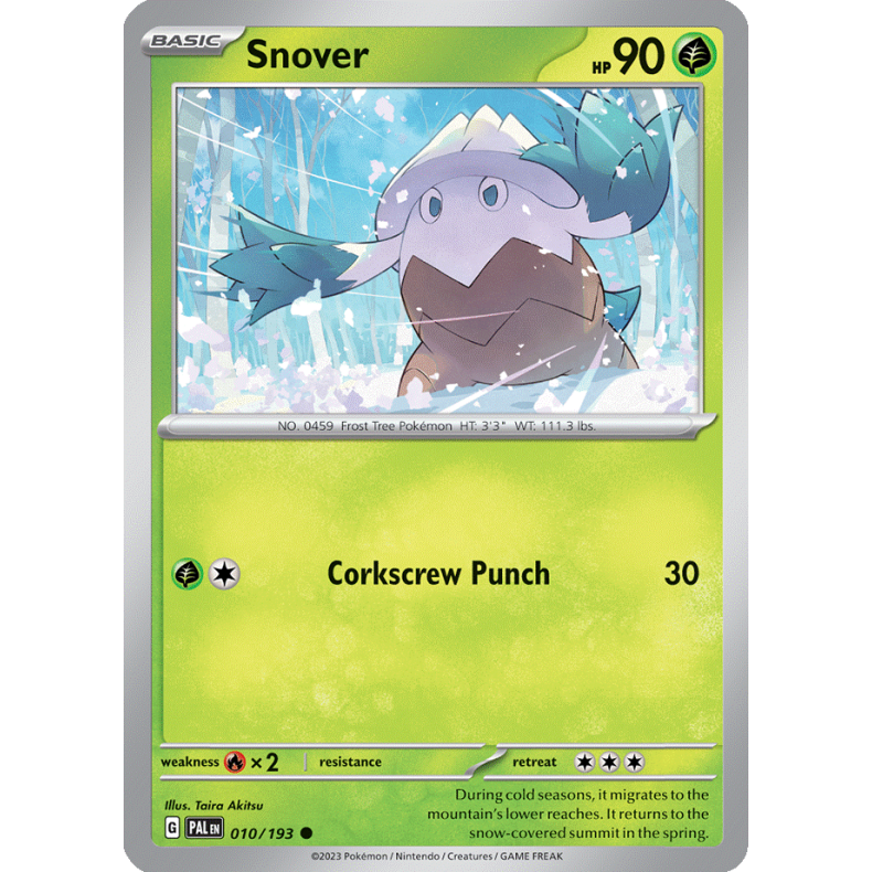 Snover 010/193 Paldea Evolved Enkeltkort