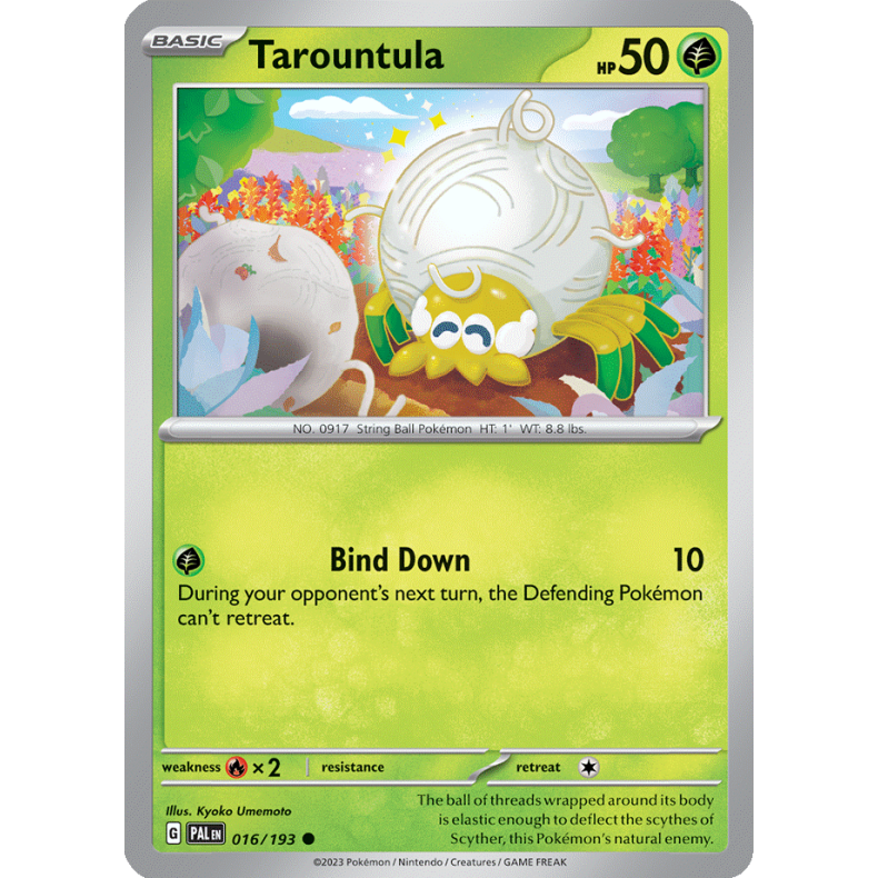 Tarountula 016/193 Paldea Evolved Enkeltkort