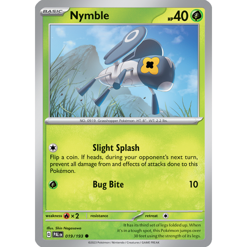 Nymble 019/193 Paldea Evolved Enkeltkort