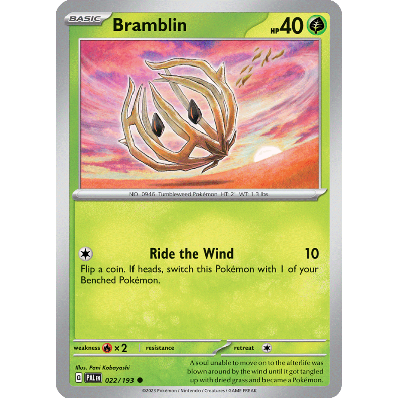 Bramblin 022/193 Paldea Evolved Enkeltkort