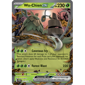 Wo-Chien ex 027/193 Paldea Evolved Enkeltkort