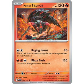 Paldean Tauros 028/193 Paldea Evolved Enkeltkort