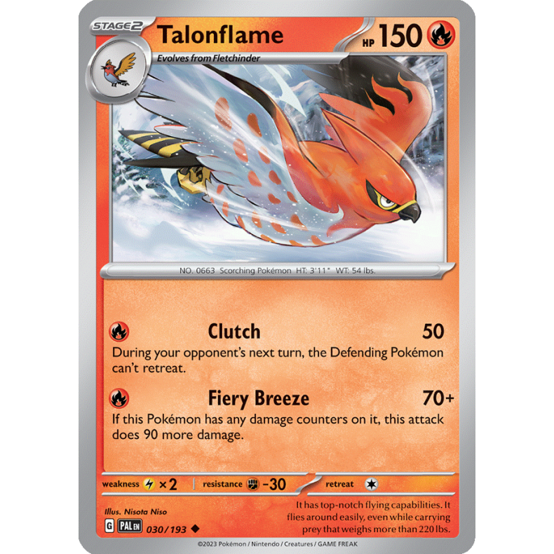Talonflame 030/193 Paldea Evolved Enkeltkort